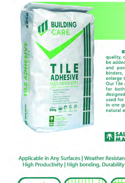 Tile Adhesive — Building Care